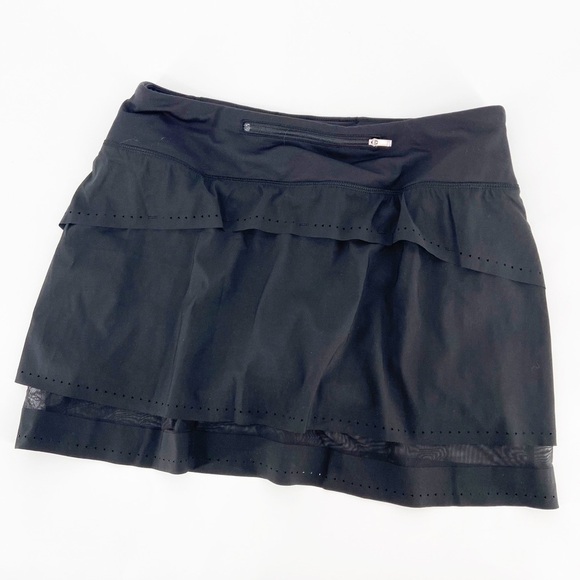 Athleta Black Laser Run Skorts Size Small - Picture 4 of 6